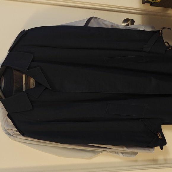 Aquascutum Navy Blue Vintage Trench 38 - Picture 9 of 9